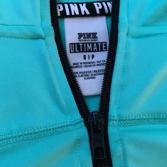 PINK ULTIMATE half zip up in size small - Picture 2 of 3